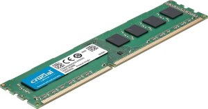 Crucial RAM 8GB Kit DDR3 1600 MHz CL11 Desktop Memory
